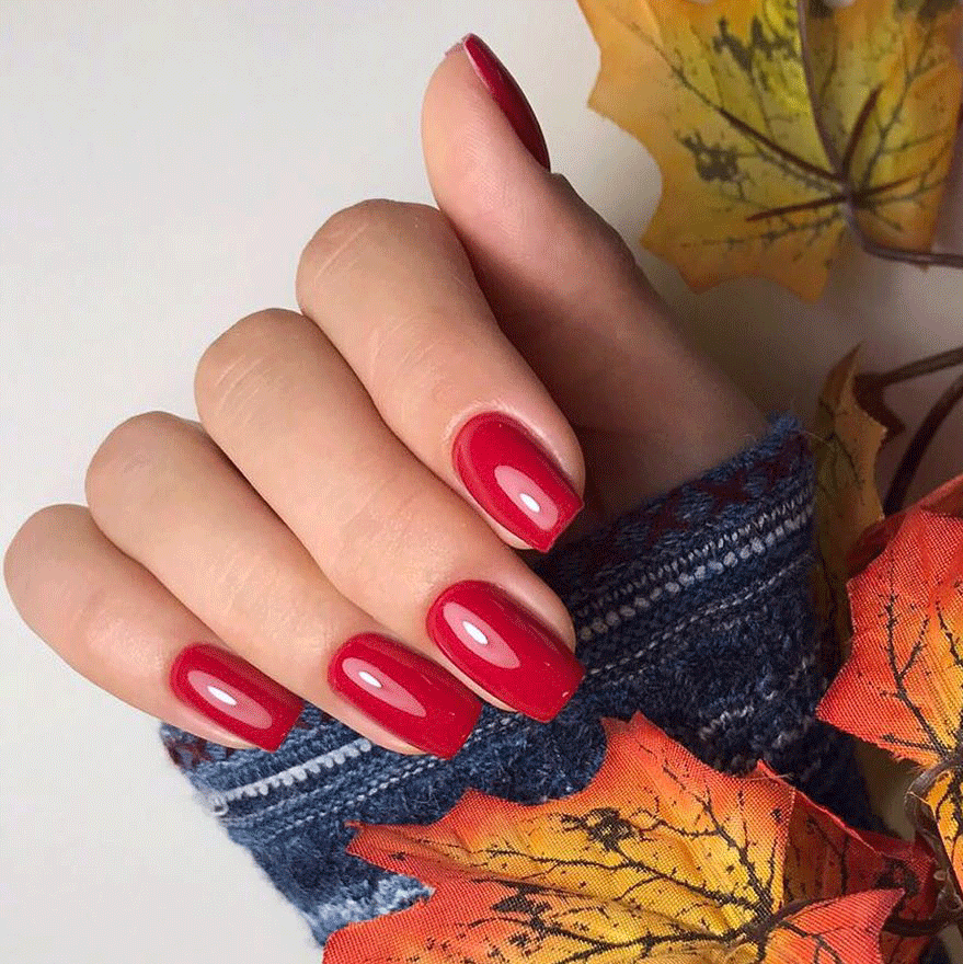 Gorgeous Winter Red Nail Art Designs Stylish Belles Gorgeous Winter Red Nail Art Ideas