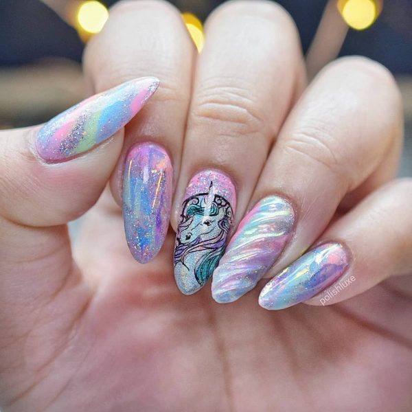 Magical Unicorn Nails