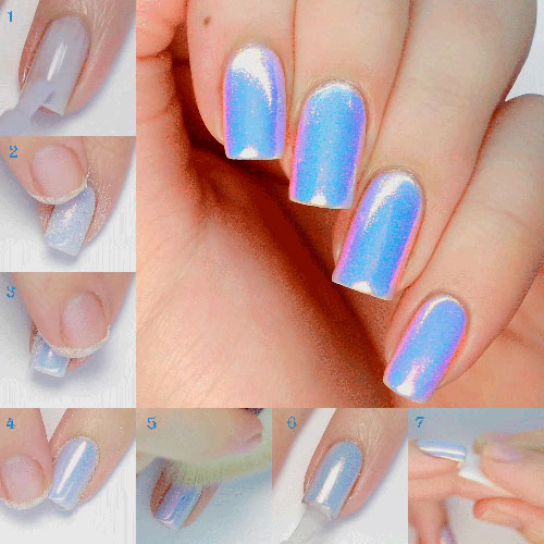 Mermaid Unicorn Nails - Step By Step Tutorial Mermaid Unicorn Nails - Step By Step Tutorial
