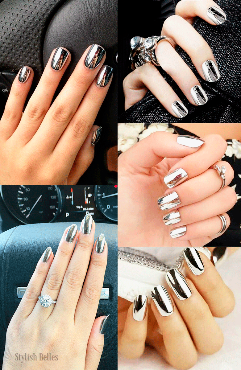 Chrome Mirror Nails the Cute Simple Nails Ever! Mirror Chrome Nails the Cute Simple Nails Ever!