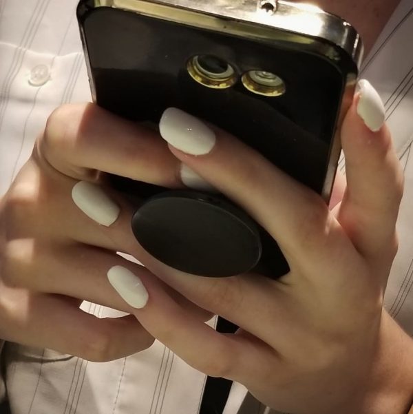 Stylish white acrylic nails short using crisp white polish! Stylish white acrylic nails short using crisp white polish!
