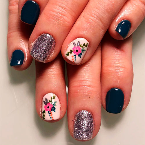Cute short acrylics for spring 2019