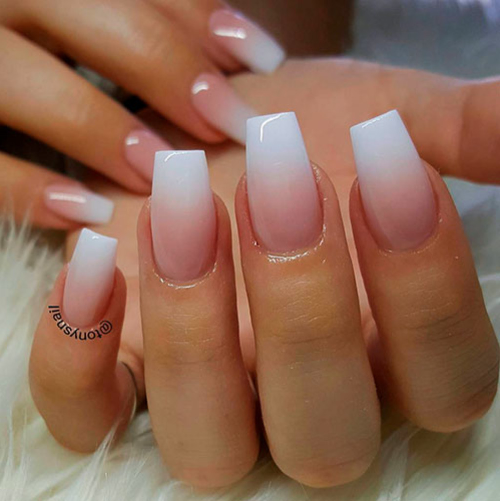 Besides, the ombre nails can be made in a various styles and patterns. How to Do French Ombré Dip Nails | Stylish Belles