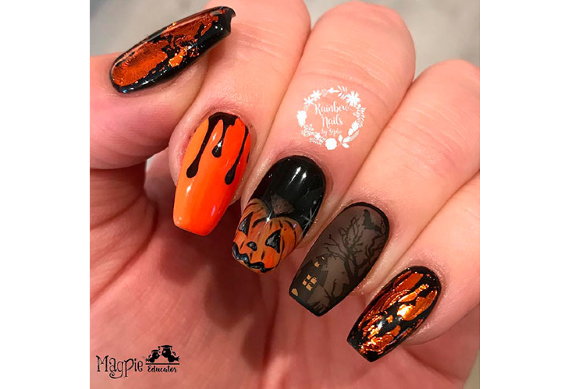 9. Pumpkin Nail Designs for Halloween - wide 6