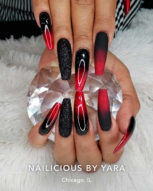 Gorgeous Winter Red Nail Art Designs Stylish Belles