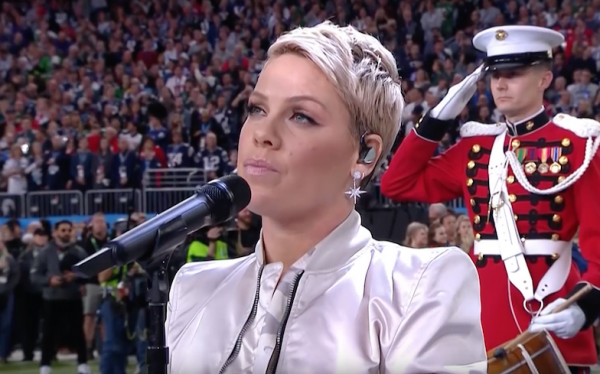p!nk at Super Bowl 2018 p!nk at Super Bowl 2018