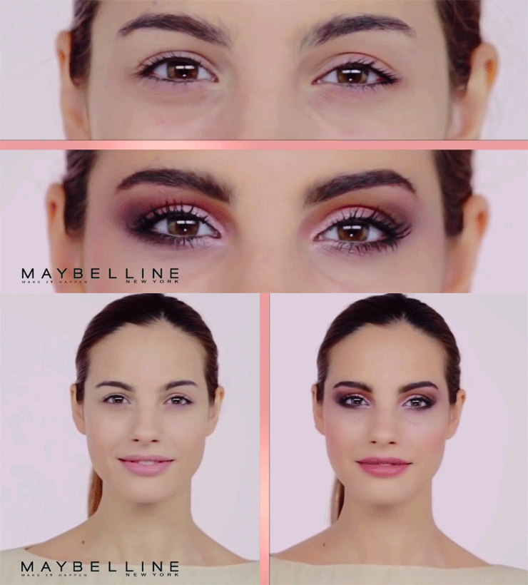 Maybelline New York The Blushed Nudes Eyeshadow Palette - Awesome Look! Maybelline New York The Blushed Nudes Eyeshadow Palette - Awesome Look!