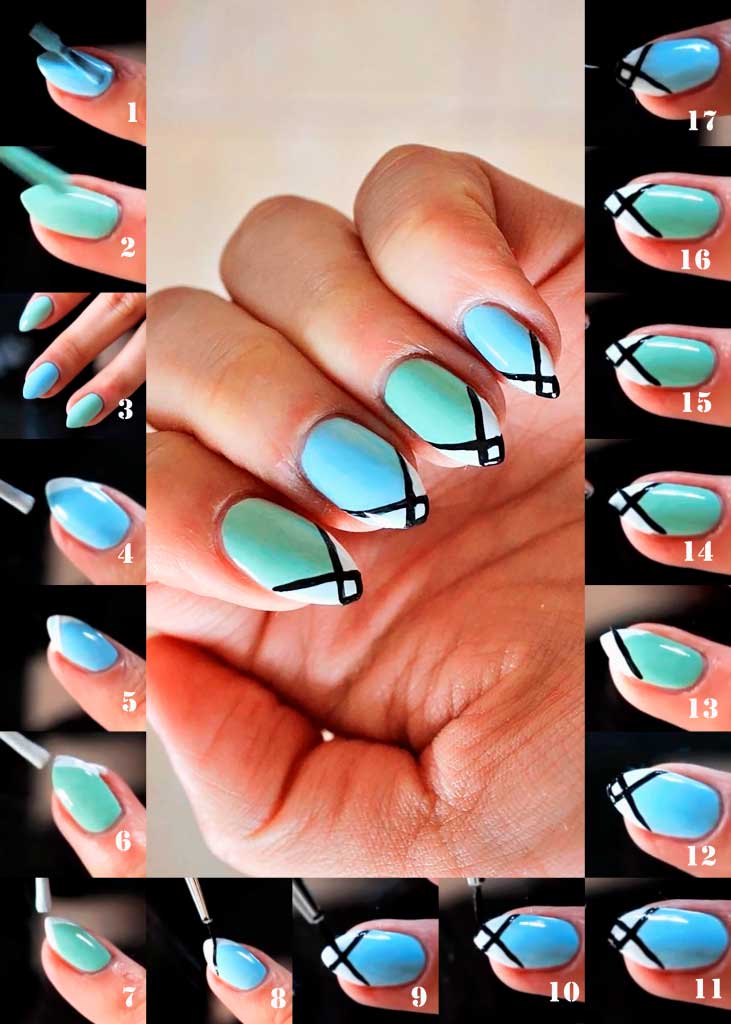 Spring Easy Nail Art Design Tutorial in 17 steps for Beginners Pastel Spring Easy Nail Art Design Tutorial in 17 steps for Beginners