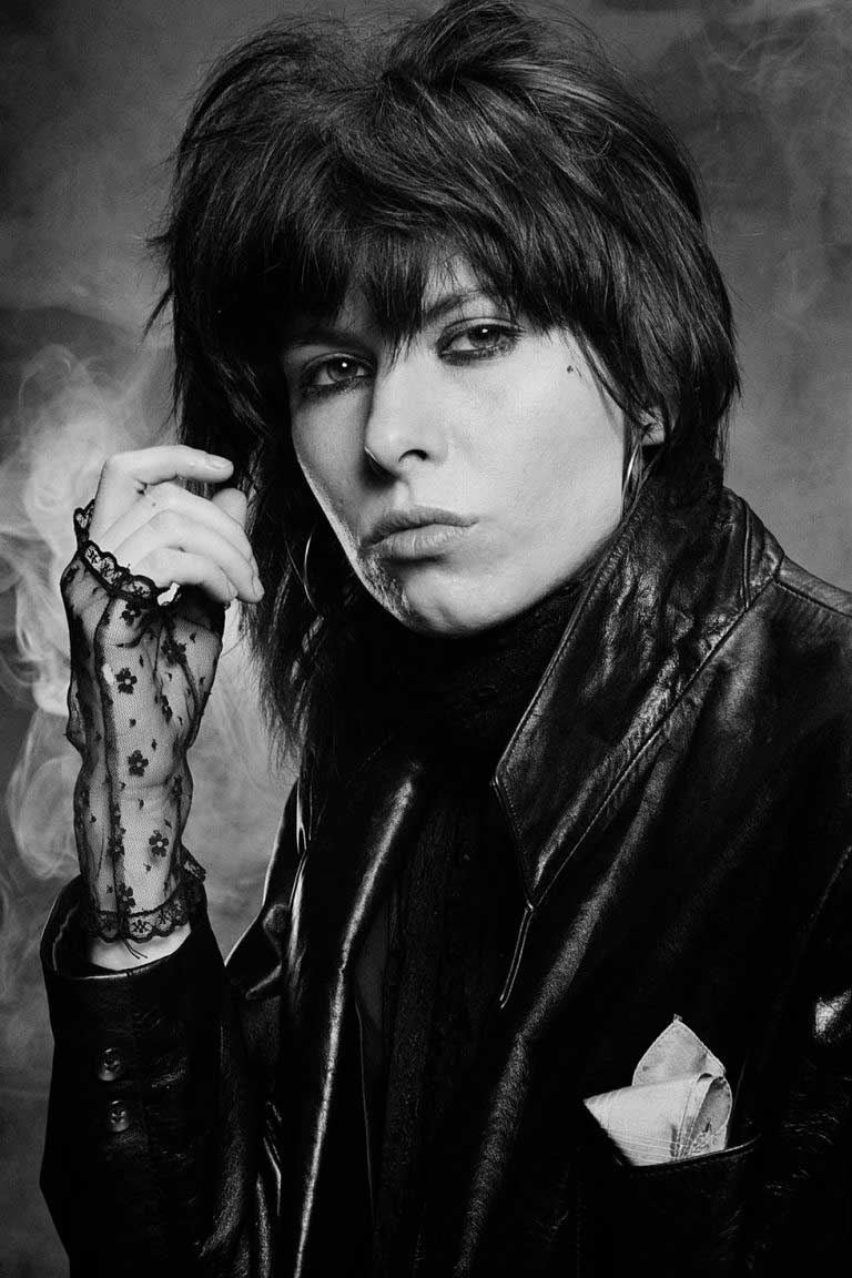 Chrissie Hynde - Straighter and Flatter Shag Hairstyle. Chrissie Hynde - Straighter and Flatter Shag Hairstyle.