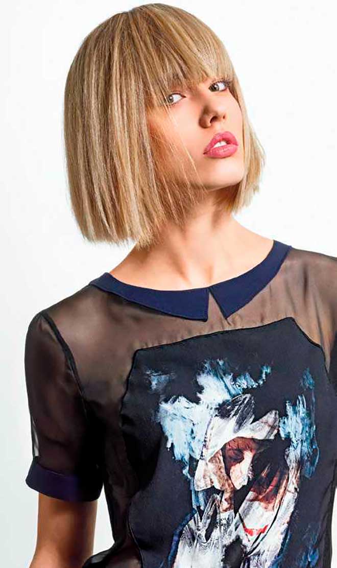 Heavy bangs bob haircut Heavy bangs short bob haircut