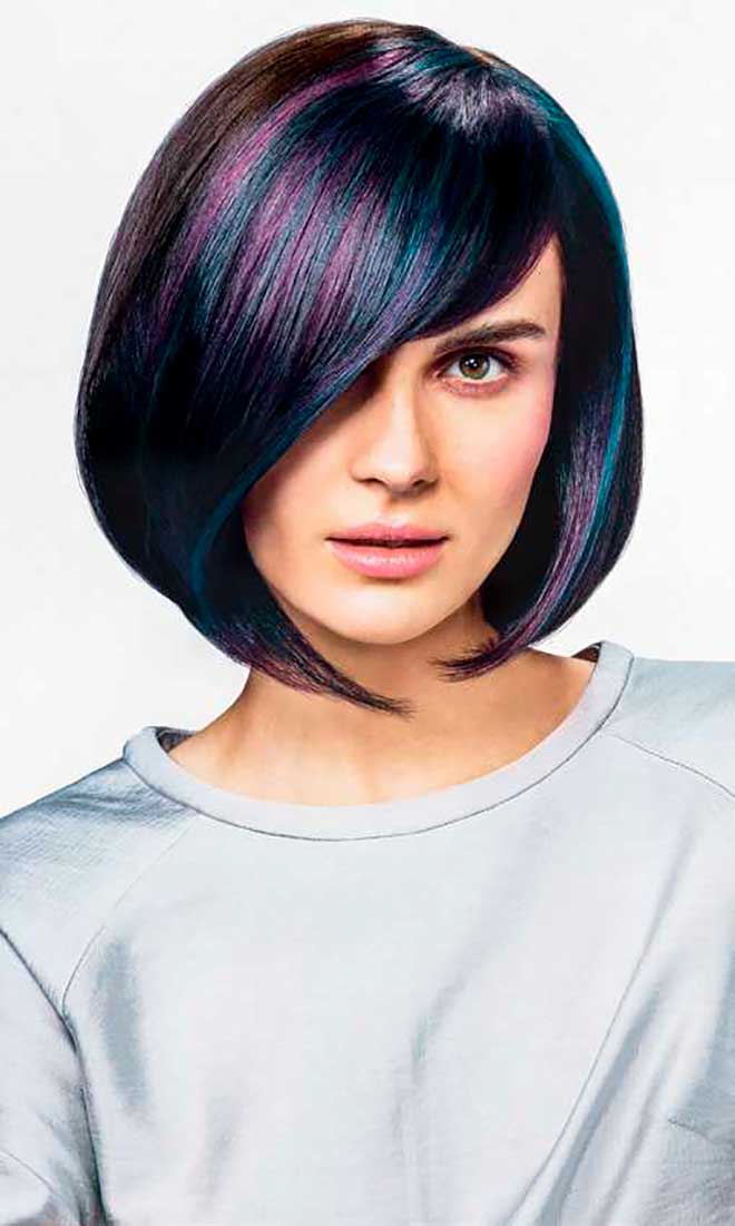 Elegant short bob haircut