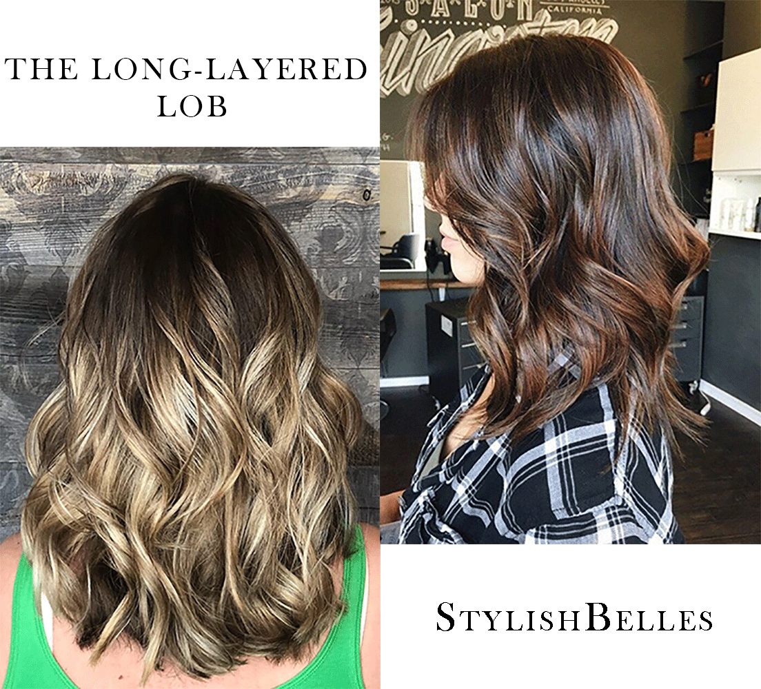 The Long-Layered Lob Looks! - lob haircut with layers