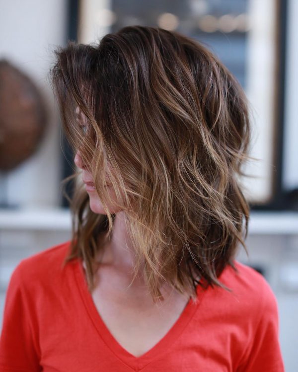 shoulder length haircuts for thin hair