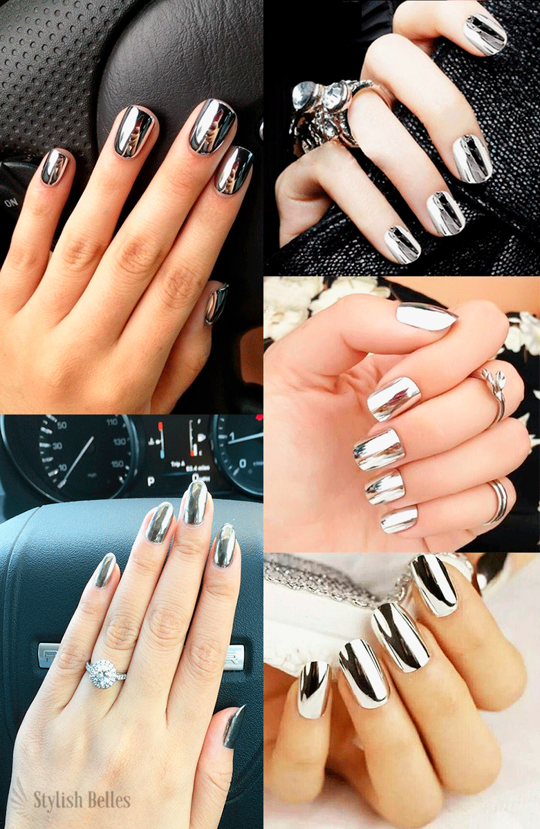 Mirror Chrome Nails the Cute Simple Nails Ever!