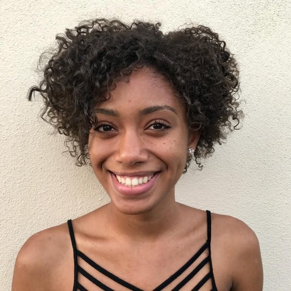 Cool Short Natural Curly Hair Look Cool Short Natural Curly Hair Look - dominican curly hair