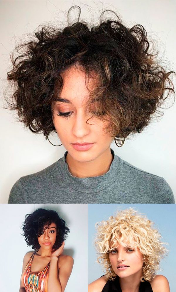 Short Wild Loose Curls Looks