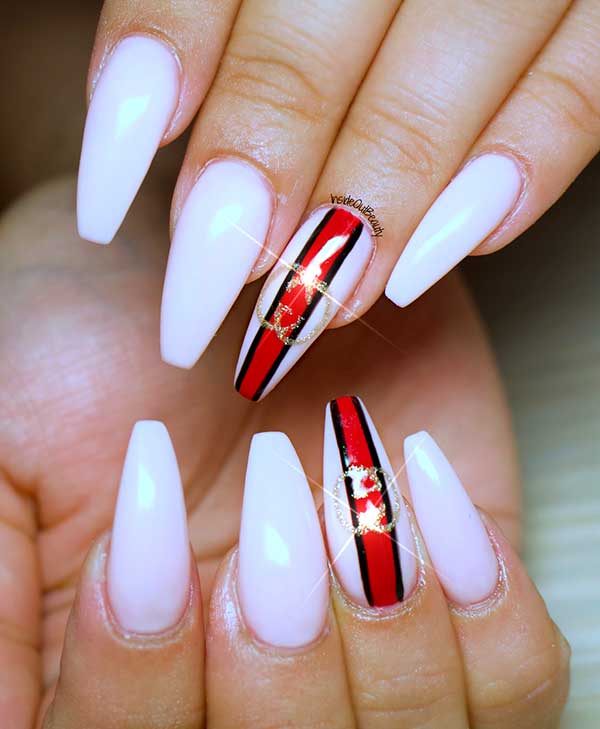 Gorgeous Gucci coffin nails