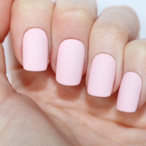 Amazing short light pink acrylic nails! - squoval nails designs - short acrylic nails light pink