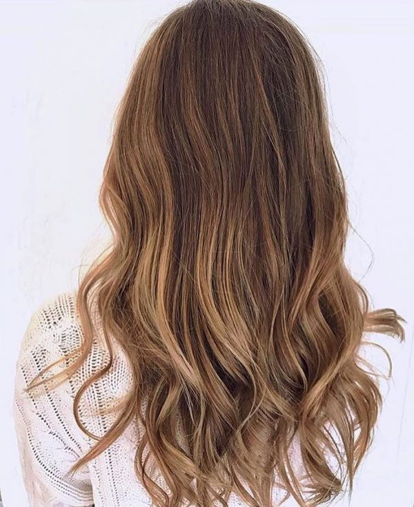 Loving this lightened look! that uses pureology hydrate shampoo and conditioner!
