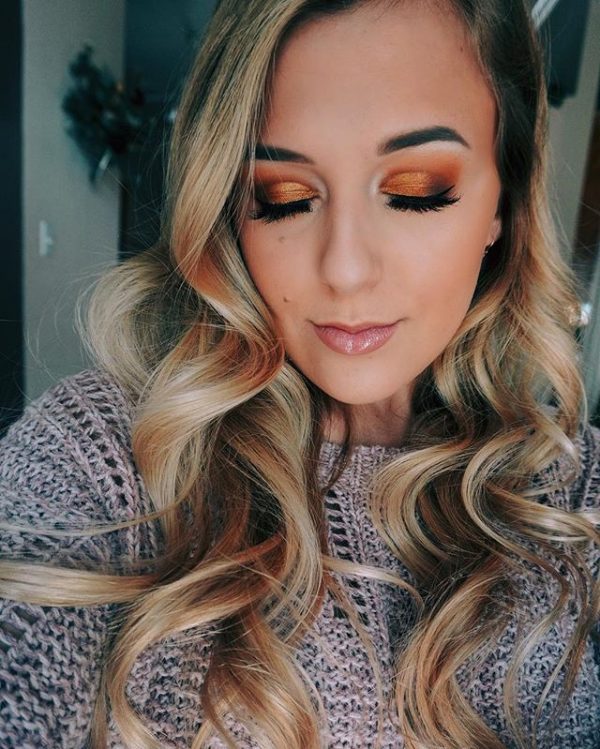 Amazing Autumn Makeup look Using One Two Magnetic Lashes!