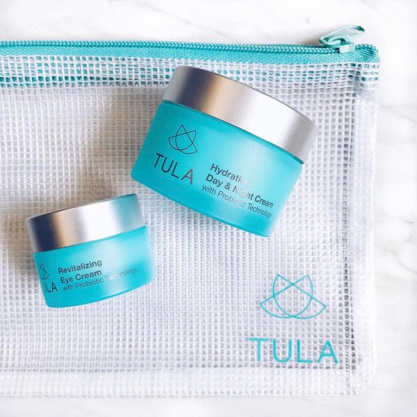 TULA Hydrating Day & Night Cream & TULA Revitalizing Eye Cream - TULA Skincare Routine