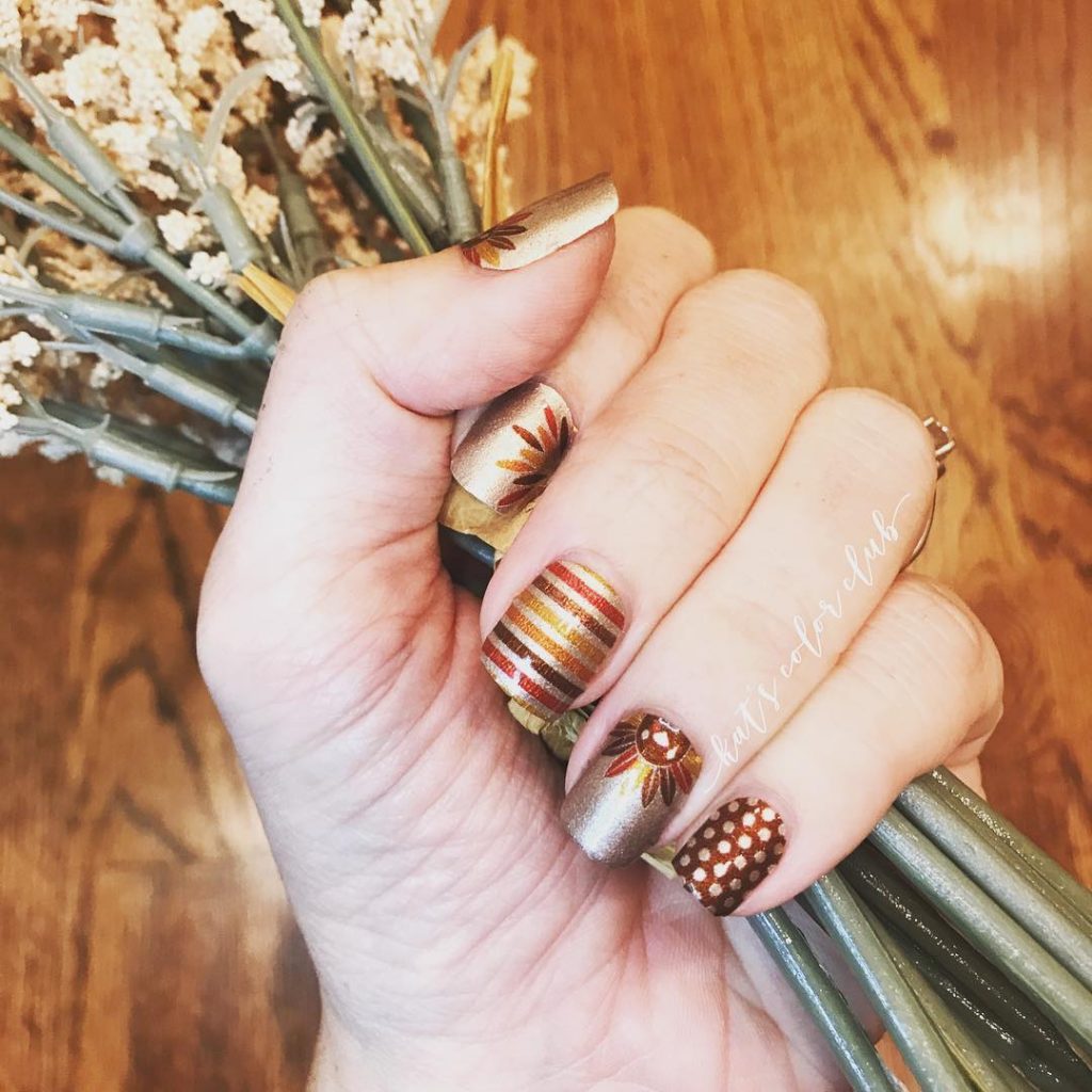 Amazing Turkey Thanksgiving Nails - Color Street Nails for Fall