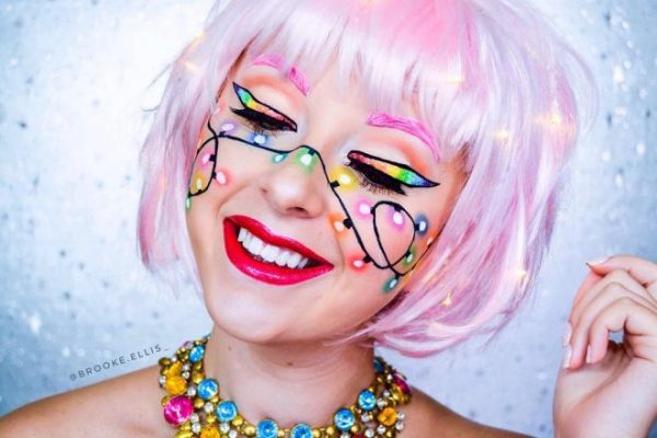 Festive Christmas makeup look! Festive Christmas makeup look!