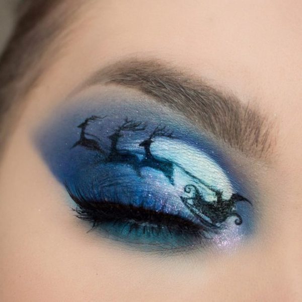 Perfect Reindeer Christmas Eye Makeup Look! Perfect Reindeer Christmas Eye Makeup Look!