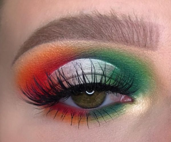 Wonderful Christmas Eye Makeup!