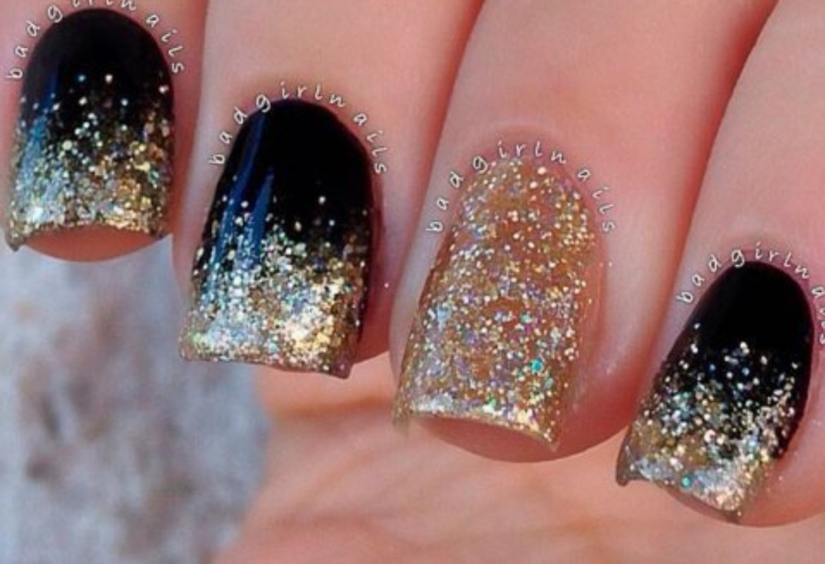 50+ Most Beautiful Black Nails for Winter and All Year Round