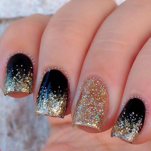 The Most Beautiful Black Winter Nails Ideas Stylish Belles