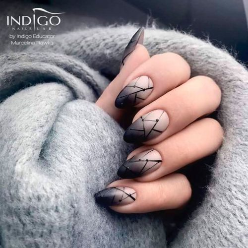 The Most Beautiful Black Winter Nails Ideas Stylish Belles