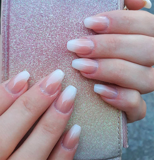 Amazing ombre french nails set