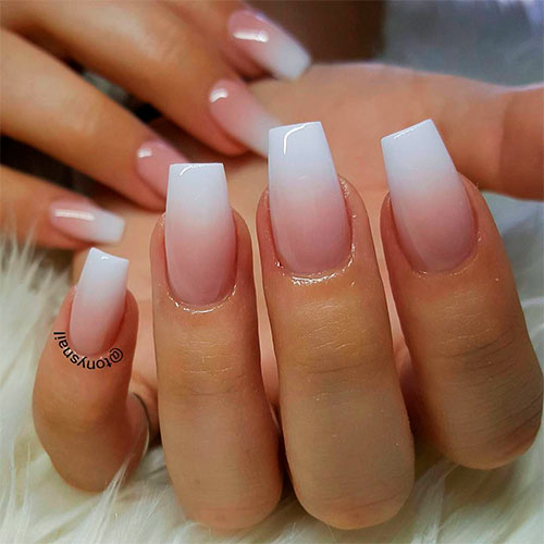 How to Do French Ombre Nails with Gel Polish| Stylish Belles