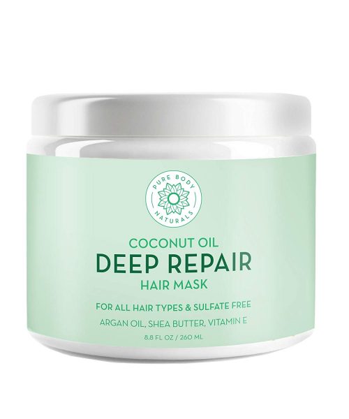 Pure Body Naturals Coconut Oil Hair Mask Conditioner Pure Body Naturals Coconut Oil Hair Mask Conditioner: Best Products for Curly Hair