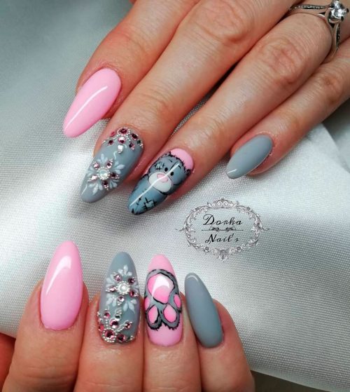 The Best 51 Gray Nail Designs for 2023 | Stylish Belles