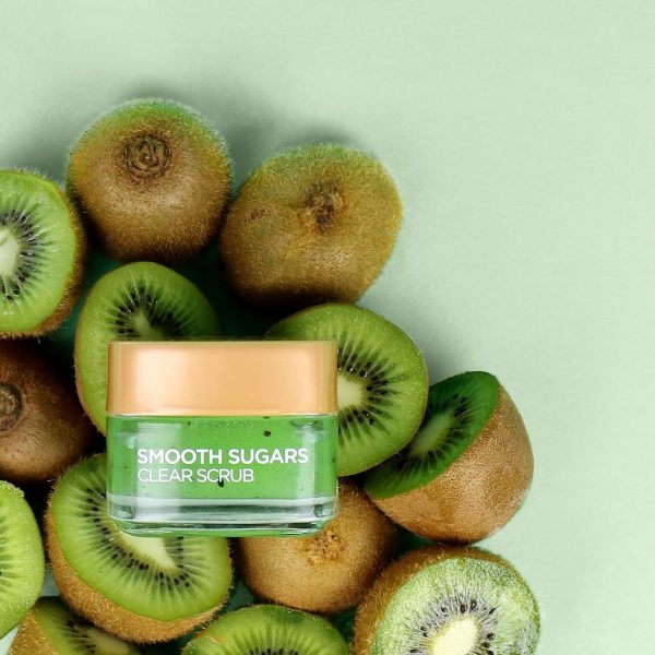 l'oreal sugar facial scrub Kiwi