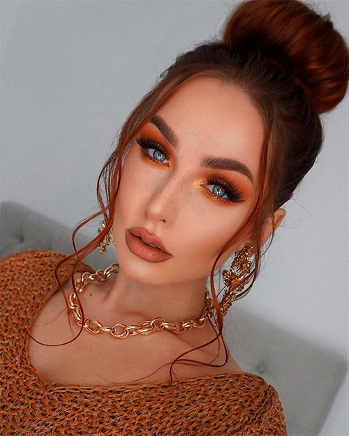 Corrupt Copper and Gold Standard eyedols Eyeshadows look Corrupt Copper and Gold Standard eyedols Eyeshadows look