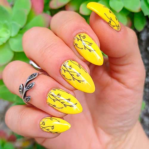 Best Yellow Nail Art Designs for Summer 2019| Stylish Belles