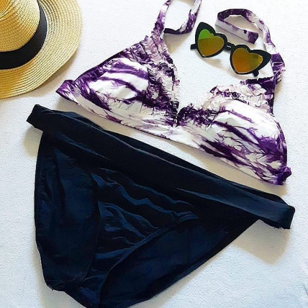 Chic plus size two piece swimwear for summertime