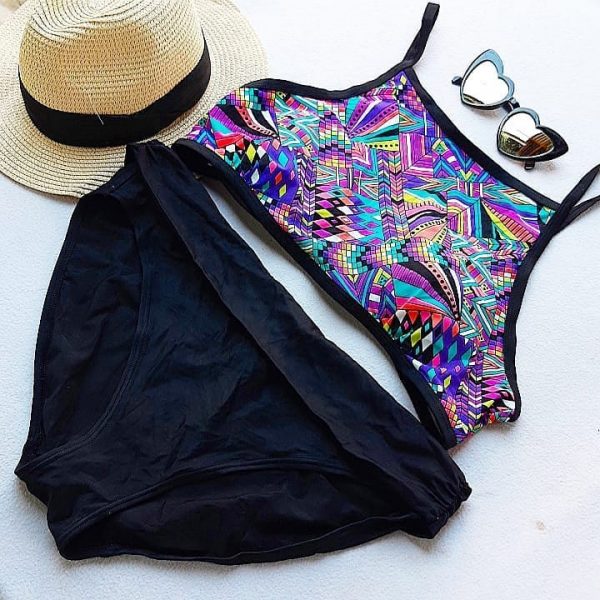 Lovely plus size two piece swimwear 2019 Lovely plus size two-piece swimwear