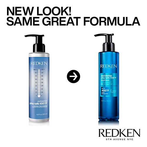 Redken Extreme Play Safe Heat Protection and Damage Repair Treatment New Look