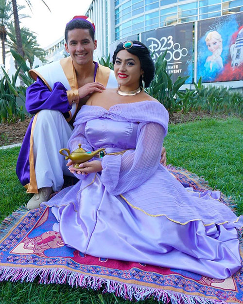 Jasmin and Aladdin Costumes for Halloween 2019 Jasmine and Aladdin Costumes for Halloween 2019, funny couple costumes, funny couple Halloween costumes