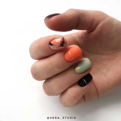 Amazing autumn nails colors 2019 idea! Amazing autumn nails colors 2019 idea considered on of the best short fall nails