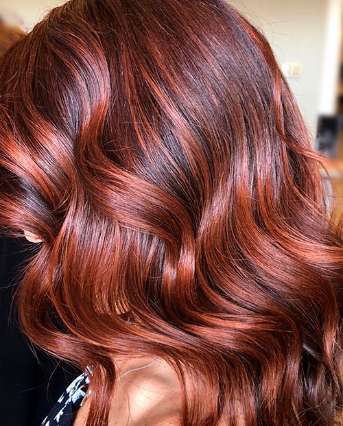 Beautiful dimensional mahogany hair color for Autumn 2019 Beautiful dimensional mahogany hair color for Autumn 2019, best fall hair colors