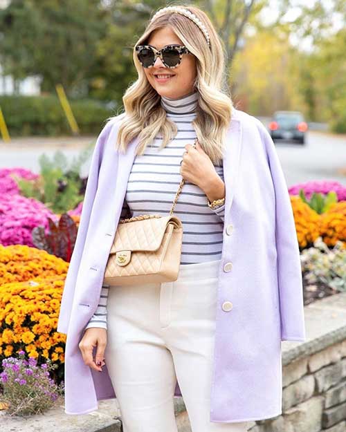 Gorgeous pastels Fall outfits for women, one of the best fall outfit ideas