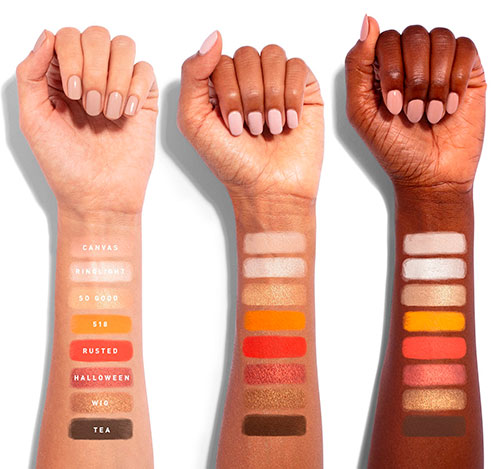 Morphe the james charles palette shade names row 1 Morphe the james charles palette shade names row 1