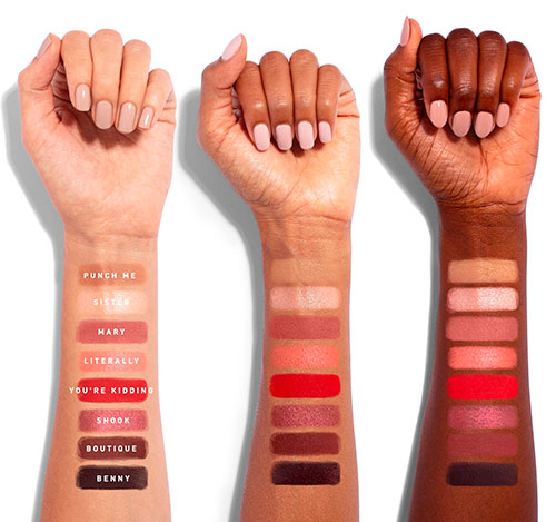 Morphe the james charles palette shade names row 2 Morphe the james charles palette shade names row 2