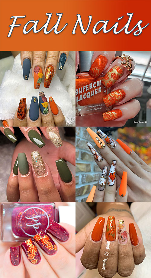 Most Beautiful Fall Nail Designs 2019 | Stylish Belles