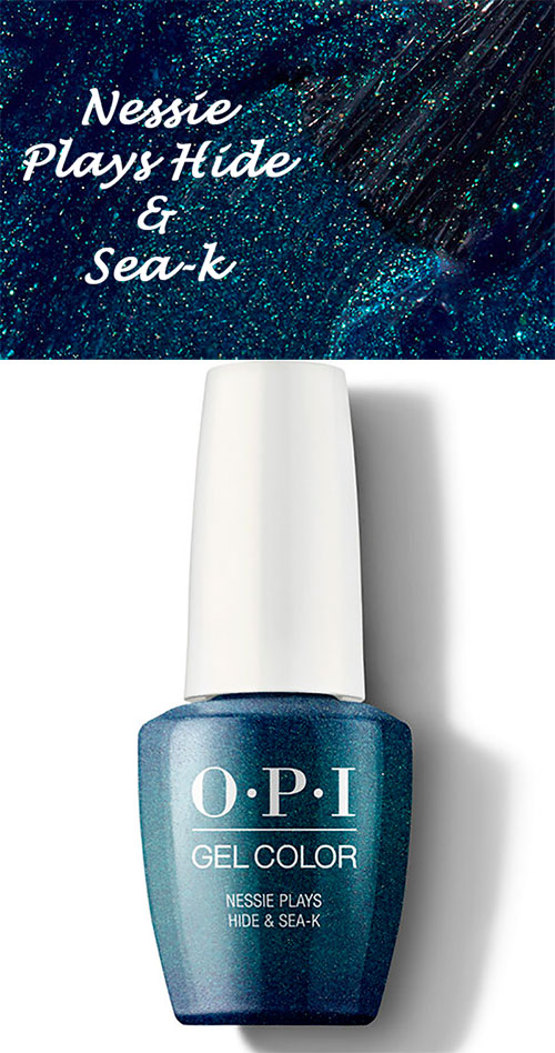 OPI Nessie Plays Hide & Sea-k Nessie Plays Hide & Sea-k - OPI SCOTLAND COLLECTION has best gel fall nail colors 2019